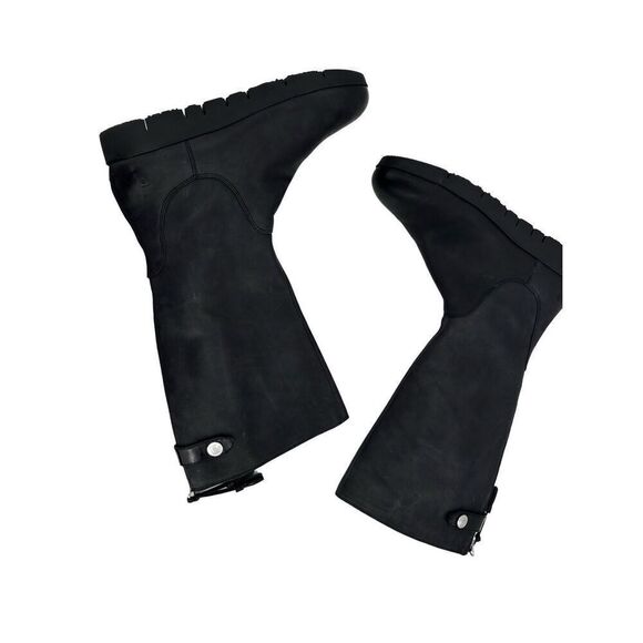 Tsbuo black boots size extra light mid calf boots size 8 - Picture 16 of 16